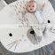 Kids Nursery rug Children Play Mat Round Carpet Cartoon Rabbit ,Home(Size:90*94cm/35*37 inches)