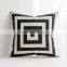living room series custom plain cotton throw pillow cover