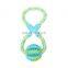 Amazon selling pet dog chew rubber ball with rope dog food leaking ball