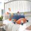 i@home Danish ins contrast color pom pom sofa pillow lumbar support cushion cover