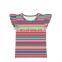 Serape Pearl Sleeve Shirt Baby Girls Top Design Girl Summer Shirt