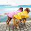 Hot Selling Reflective Pet Raincoat Waterproof Pet Clothing Dog Clothes