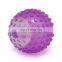 high durable teeth grinding and squeaky whistle dog toy ball