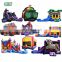 fun big combo moon party kid air commercial moonwalk jump bouncy jumper castle inflatable bouncer bounce house with water slide