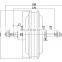 Bicycle electric vehicle motor snow wheel hub motor / electric vehicle motor / spoke motor