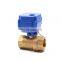12V 24V stainless steel and brass 2 way 3 way electric motorized ball valve DN15 DN20 DN25