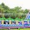 Commercial Grade Tropical Paradise Inflatable Purple Marble Water Slip Slides With Pool