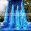 Riptide Double Lane Slip n Slide Tall Inflatable Waterslide Giant Commercial Blue Marble Water Slip and Slide