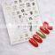 JOYFUL 557-628 New year mahjong to be rich nail stickers paper 3D with adhesive decorative decals