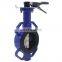 Bundor Ductile Iron Reliable Worm Type Butterfly Valve With Hand Lever