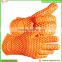 Silicone Oven Gloves With Fingers FDA Waterproof Glove BBQ Safety Glove