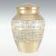 Mother Of Pearls Brass Adult Cremation Urn