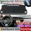 Для Toyota Corolla E120 E130 E140 E150 E160 E170 с 2000 по 2018 год: противоскользящий коврик, чехол для приборной панели, солнцезащитный коврик для приборной панели, ковровые аксессуары