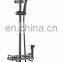 Brushed nickel handheld shower hose for toilet