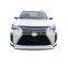 Auto Car Front Bumper Grille Wide Facelift Conversion Body Kit for Toyota Fortuner Update Lexus