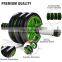 AB Wheel Roller Machine with Resistance Bands Handle Door Anchor Exercise Workout Equipment Abdominal Fitness Muscle Trainer