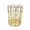 Luxury metal Storage basket pencil holder wire baskets small metal baskets for office table and book house