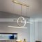 Modern light fixtures decoration creative geometrical shape led pendant light