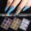Wholesale Mixed Size 3D Flatback Diamond Gems Crystal AB Nail Glass Rhinestones Nail Art Decorations Rhinestones