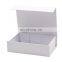 Bespoke white a6 shallow magnetic closure folding retail thin product gift mailer box