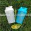 Sport 400ml Blender Printing Black OEM Private Label Custom Logo Low MOQ Plastic Gym Shaker Bottle Protein