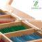 Natural Color Wooden Bamboo Tea Bag Organizer Storage Box