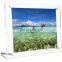 Frameless Tabletop Floating Photo Frames Clear Acrylic Picture Frame Desktop Free Standing