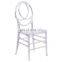 Clear plastic resin napoleon chair chiavari chair