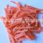 2020 Новый урожай высококачественных замороженных полосок моркови из Китая, IQF полоски моркови