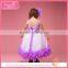 Sleeveless girl baby feather dress