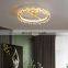 High Quality Gold Round LED Ceiling Light Indoor Decorative Residential Coffee Bar Indoor LED Ceiling Light