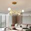 Home Decor Pendant Lamp Living Room Chandelier Tree Branch Glass Bubble Modern Design LED Pendant Lighting