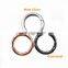 Factory Wholesale Zinc Alloy Spring Ring Metal Open O Ring Carabiner For Handbag Gift Waist Chain