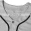 New Oem Custom Baseball shirts full button cheap wholesale plain Baseball jerseys Short