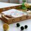 Hot Selling New Design Durable Kitchen Organic Bamboo Food Serving Platter Tray Set