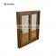 Horizontal Pattern Three Panel Triple Pane Interior Metal Office Glass Sliding Window Design