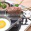 Aluminium Alloy Fried Egg Cooker Skillet With Wood Handle 4 hole Non Stick Egg Frying Pan