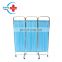 HC-M096 High Quality Medical Stainless steel 3 folding screen/hospital ward screen/ examination screen