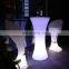 cheap bar table and chair sets /LED light up bar cocktail tables lumineuse mariage modern glowing night club party furniture