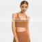 Wholesale New Colors Hot Sale Custom Logo Women Sports Bra Top Fitness Outdoor Gymwear LadiesCup Insert Bra