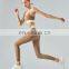 TiK ToK New Activewear High Waist Leggings 2 Piece Yoga Sets Sports Bra Fitness Pants Colour Blocking Workout Gym Athleric Sets