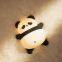 New Cute Cartoon Panda Night Light  Usb Rechargeable Bedside Lamp Home Decor Silicone Animal Led Night light For Child Gift