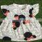 yiwu Fancy newest flutter sleeve summer kids clothes baby girl mouse head patterns party dress Children frocks designs