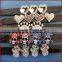 10mm diamond inlaid slide skull charm jewelry factory direct supply