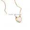 Pink Resin Semi Precious Stone Gold Chain Jewellery Fashion Teen Girls Necklace