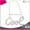 Top Fashionable Cool Design Jewelry Imitation Silver Pendant Necklace