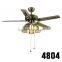 Cheap Vintage Wrought Iron Copper Motor Bedroom Ceiling Fans
