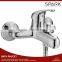 Single handle hot and cold bathtub brass faucet