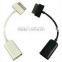 White Black USB OTG Cable for Samsung Galaxy Tab 7.0 Plus / P6200 / Galaxy Tab 7.7 / P6800