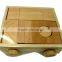 Hot Sale Beechwood Material Kids Toys Natural Block Cart- Vintage Toys